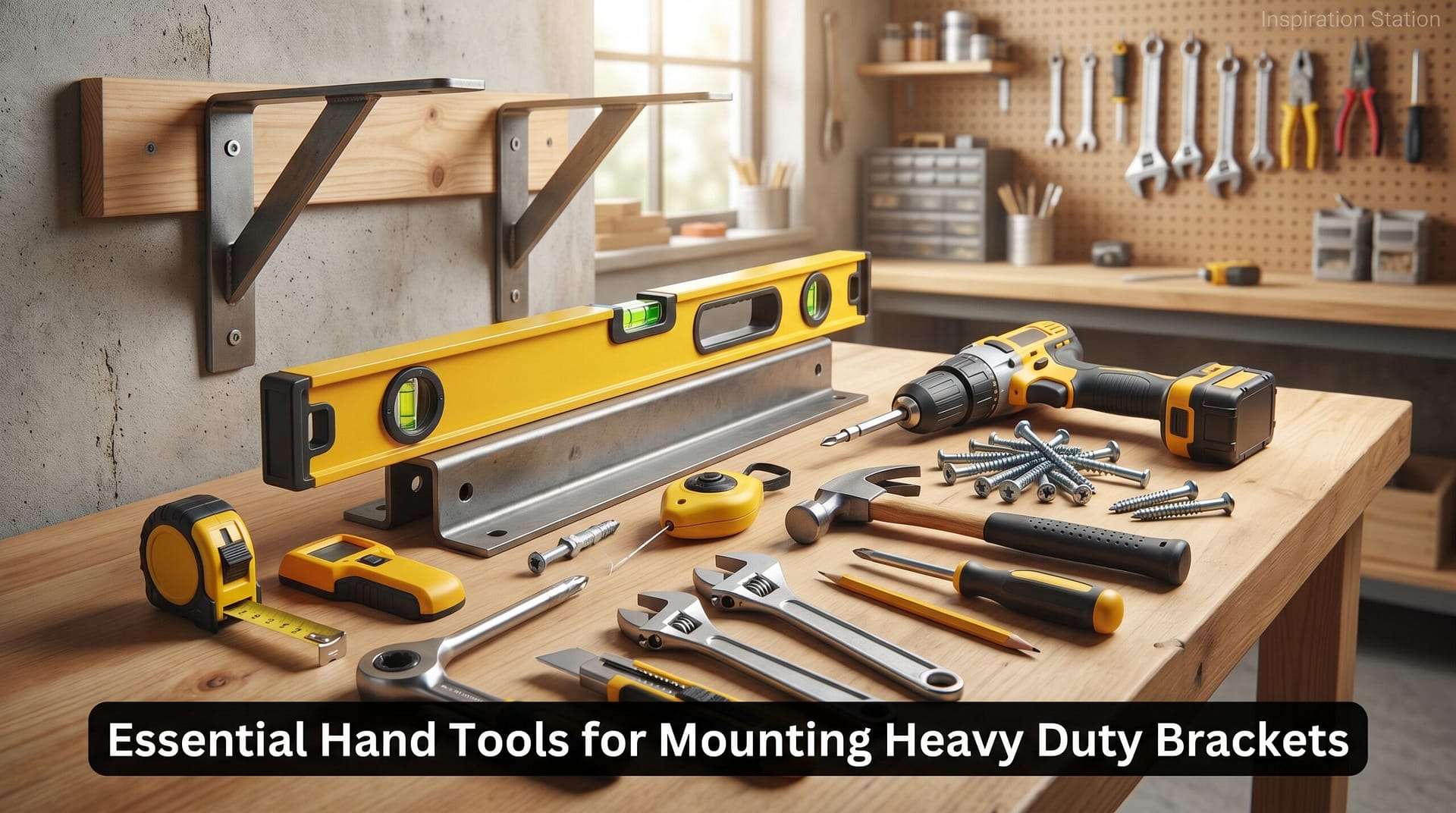 Essential Hand Tools for Mounting Heavy Duty Brackets