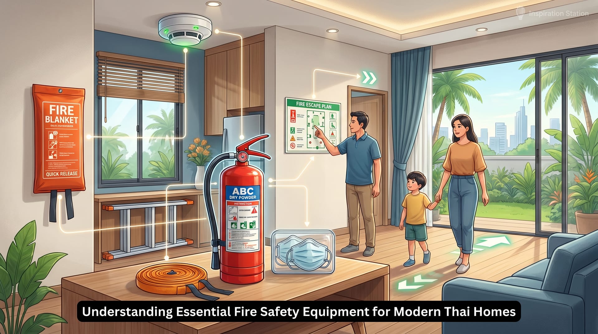Understanding Essential Fire Safety Equipment for Modern Thai Homes