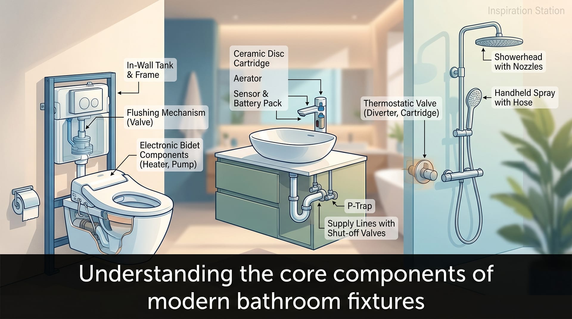Understanding the core components of modern bathroom fixtures